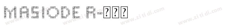 Masiode R字体转换